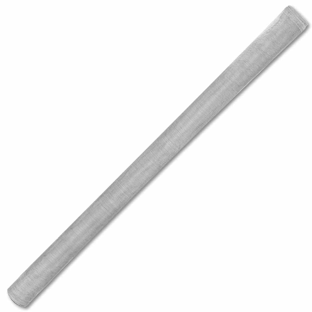 Aluminum Mesh Screen 39.4"x196.9" Silver O55798
