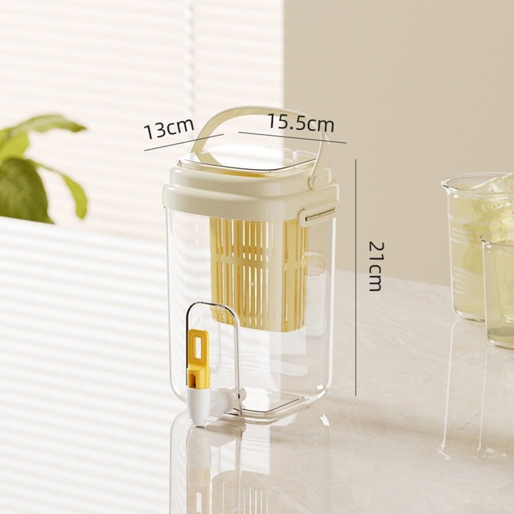 Cold Water Pitcher with Faucet and Tea Infuser D11474