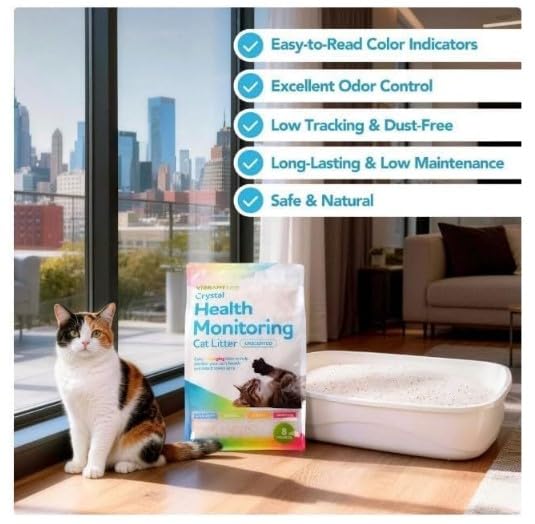 Unscented Color-Changing 8 Lb Cat Litter A60904