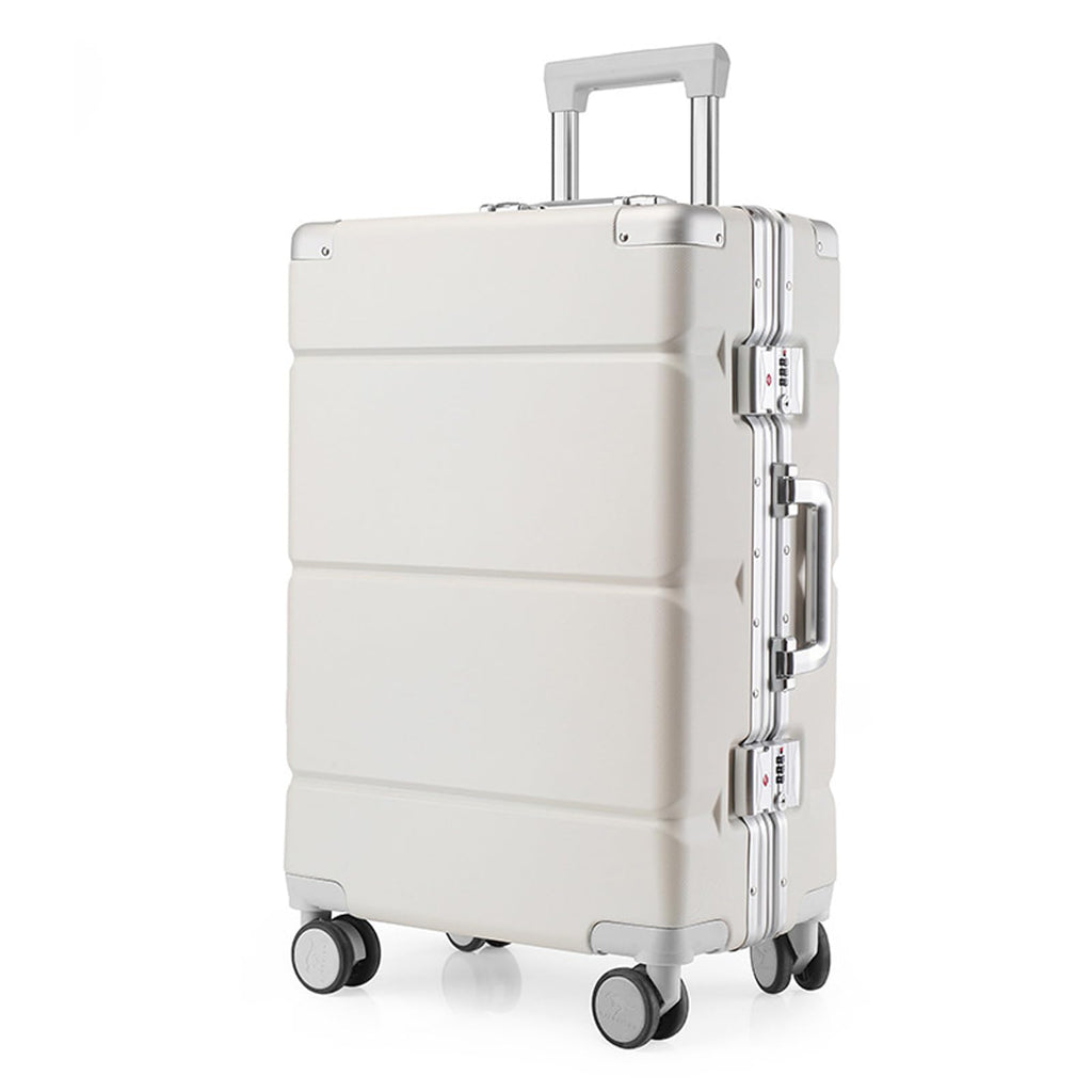 White Hard Shell Carry on Luggage V31944