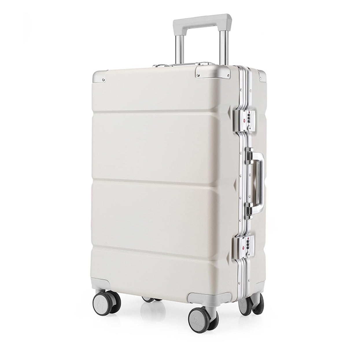 White Hard Shell Carry on Luggage V31944