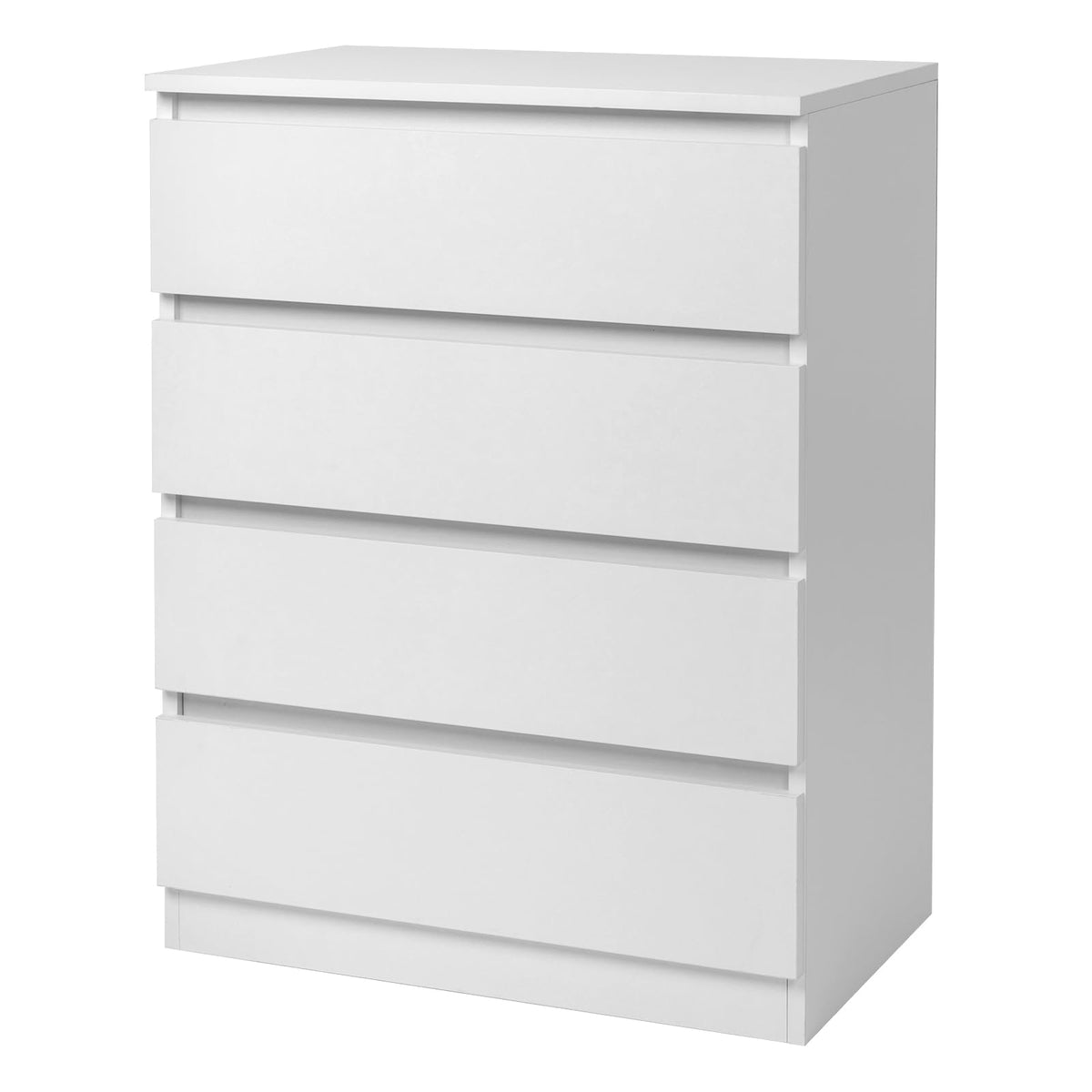 White 4 Drawer Dresser W785