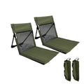 2 Pack Foldable Camping Chairs with Mesh Backrest E7220