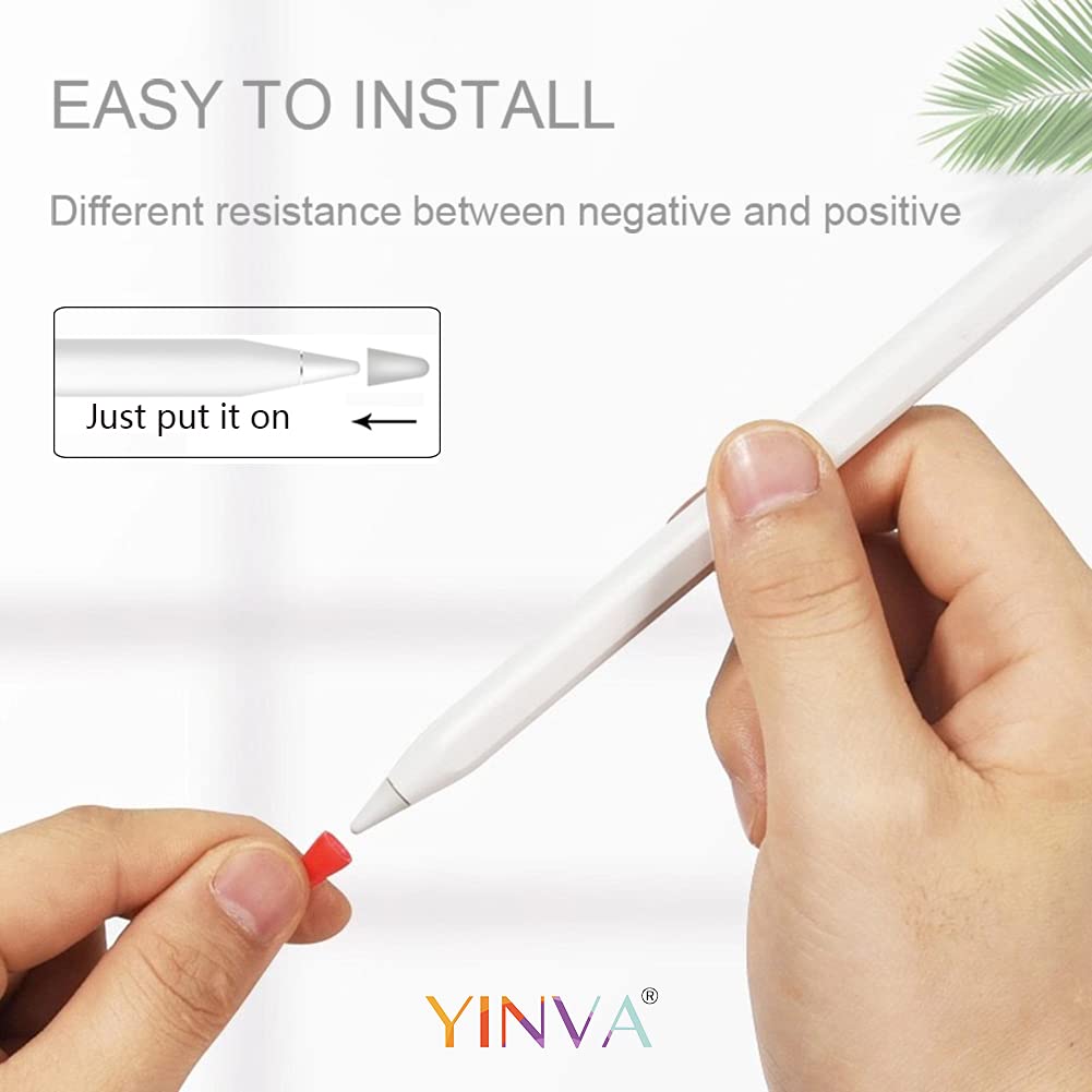 Silicone Pencil Tips Cover 60 PCS 10 Colors E167