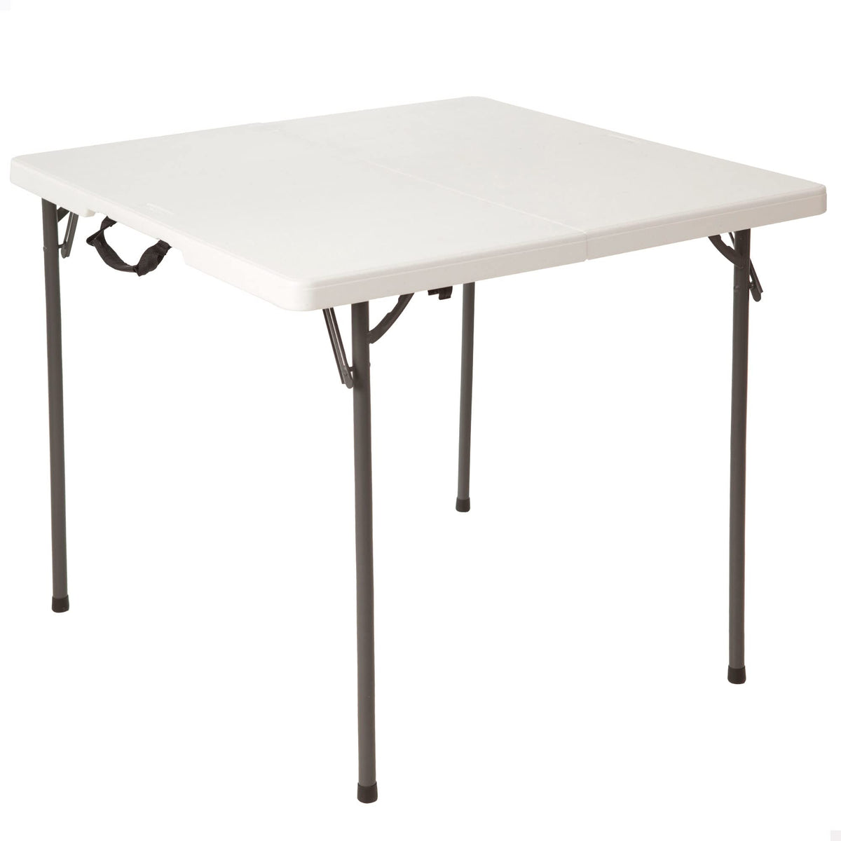 White 34 Inch Fold in Half Square Table R874111