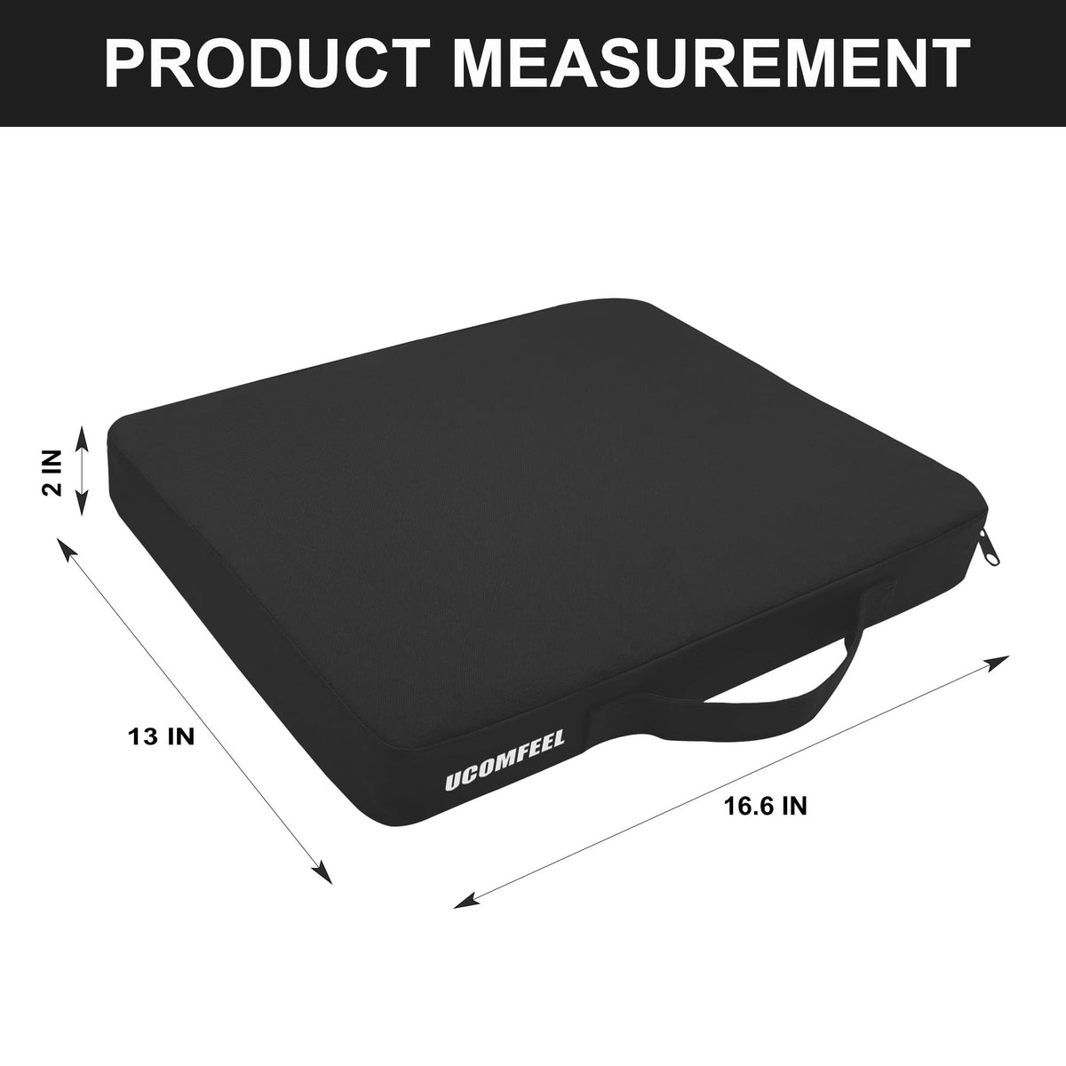 Portable Waterproof Oxford Fabric Stadium Seat Cushions 2-Pack S4514