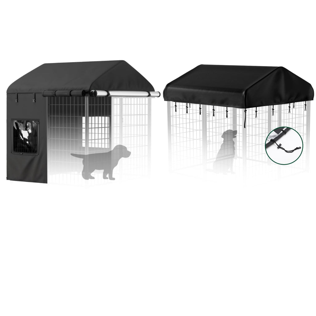 Dog Kennel Cover with 4 Windows Z844764