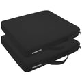 Portable Waterproof Oxford Fabric Stadium Seat Cushions 2-Pack S4514