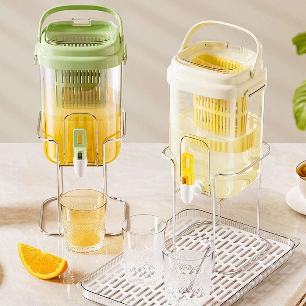 Cold Water Pitcher with Faucet and Tea Infuser D11474