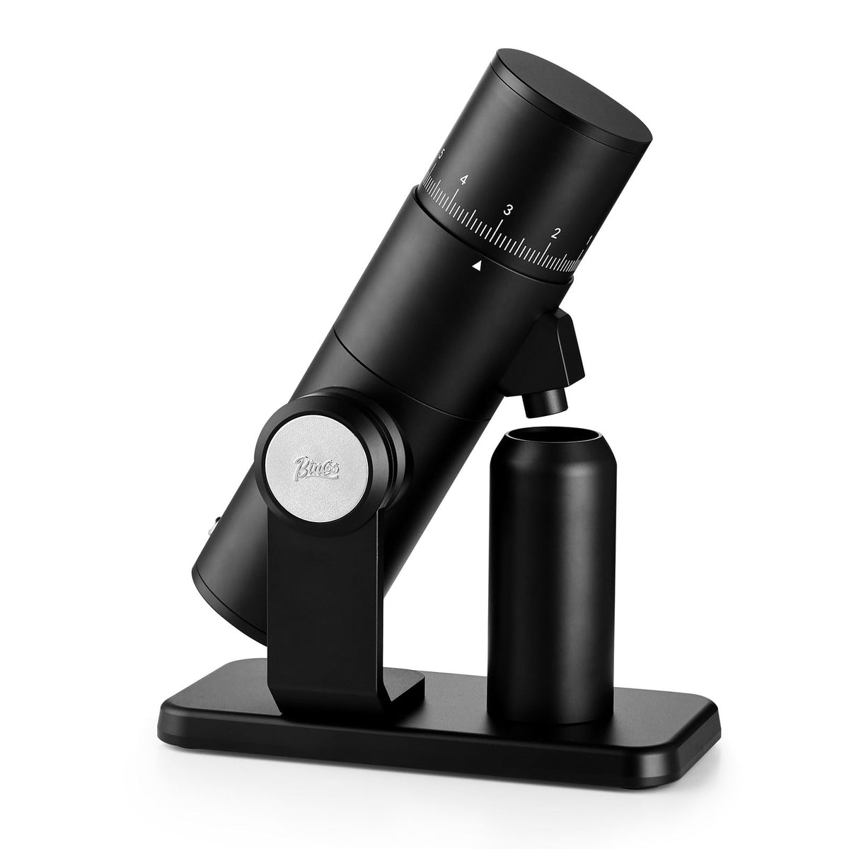 Black Electric Burr Coffee Grinder with Stainless Steel Conical Burr Y70649