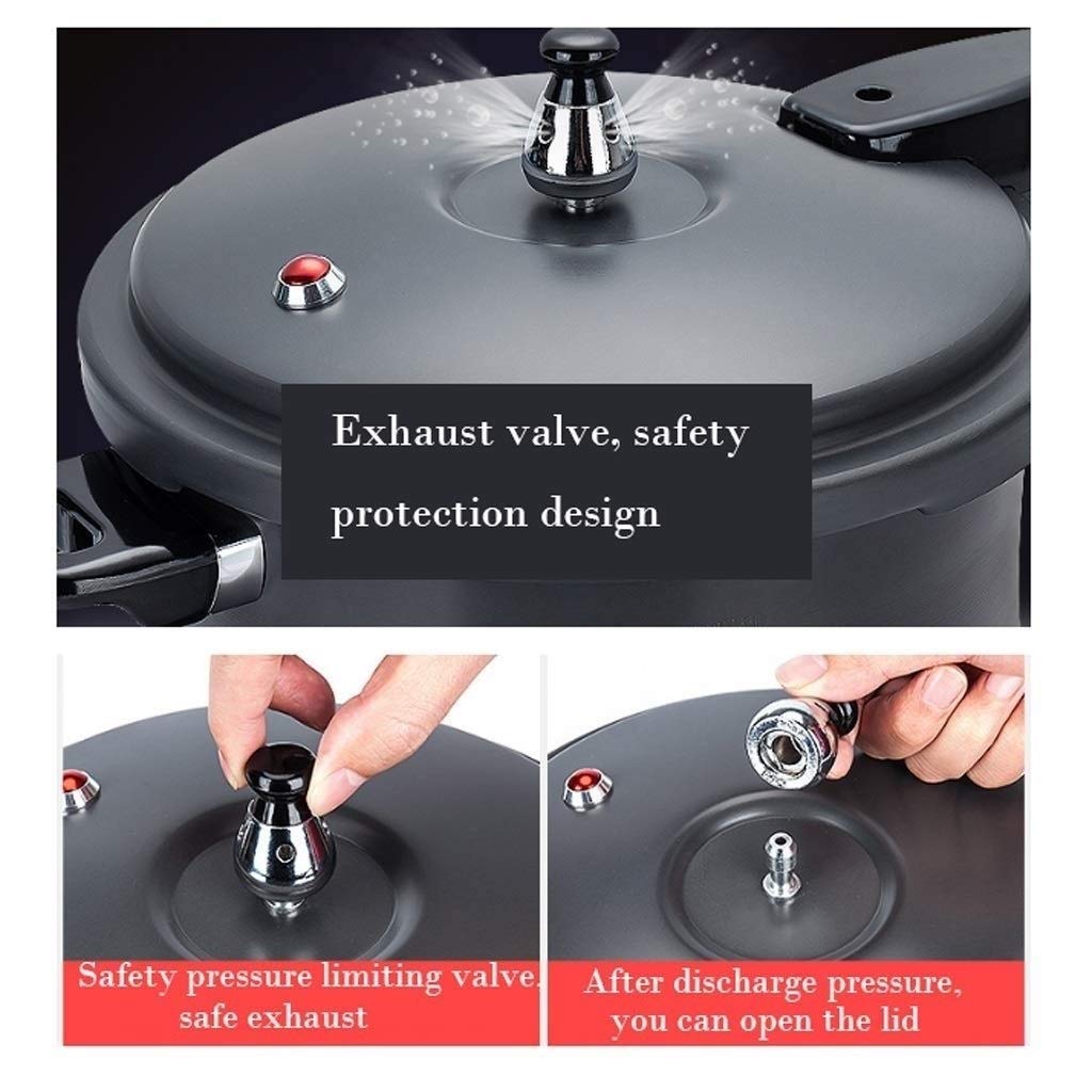 Black 3L Stainless Steel Pressure Cooker Z120057