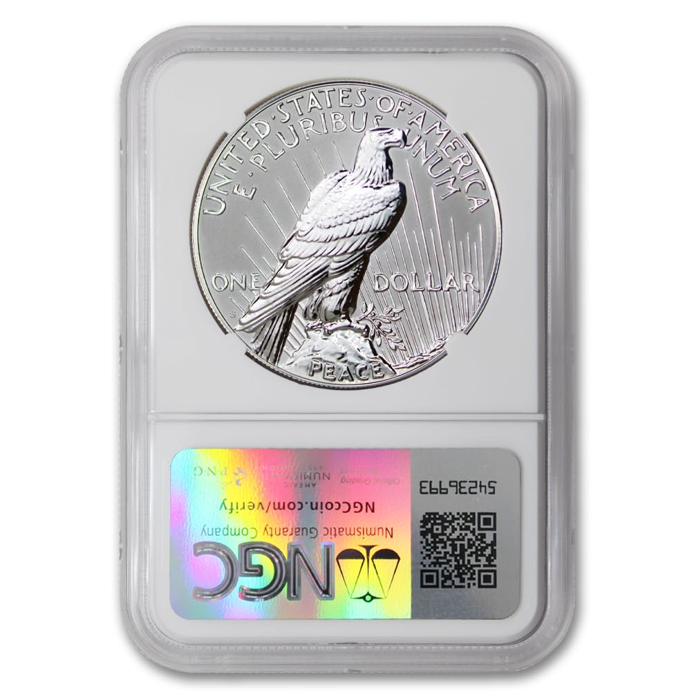 American Proof Silver Morgan and Peace $1 A18723