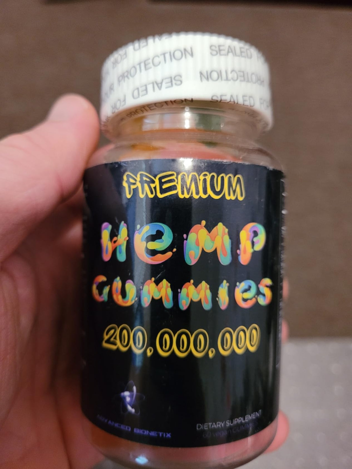 Hemp Gummies 60 Count B6720