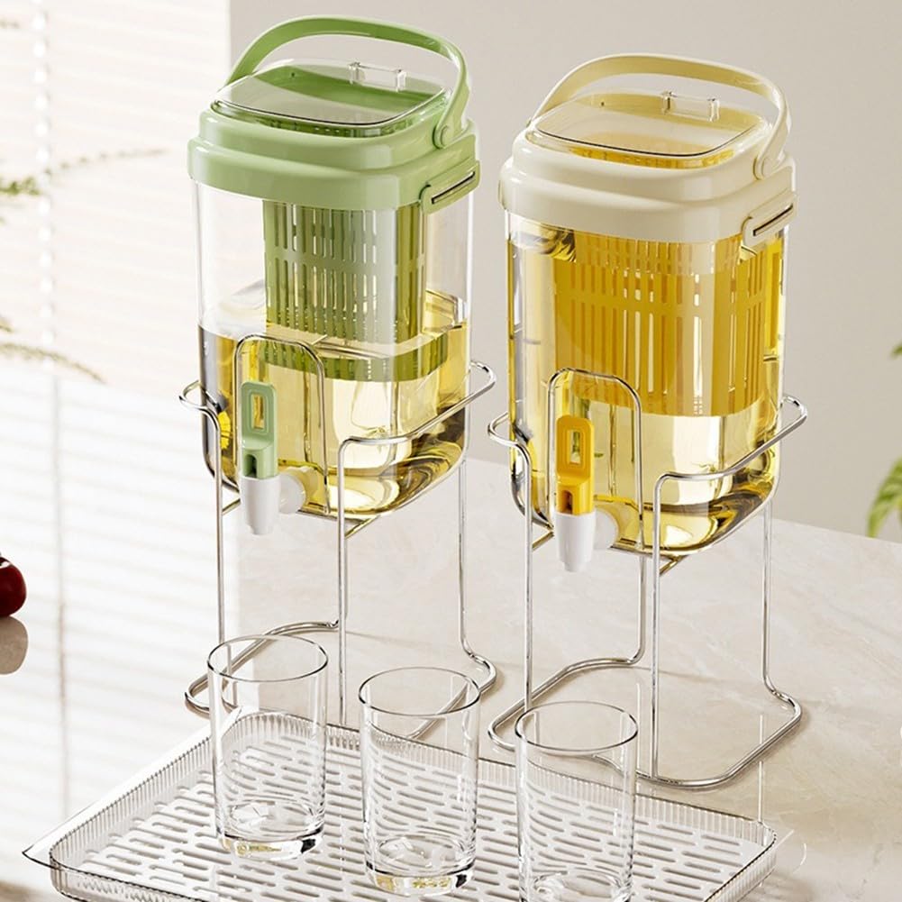 Cold Water Pitcher with Faucet and Tea Infuser D11474