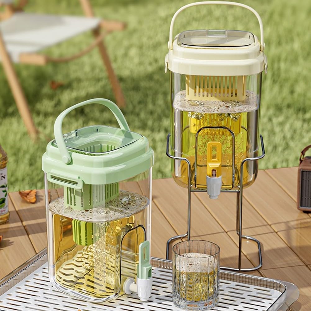 Cold Water Pitcher with Faucet and Tea Infuser D11474