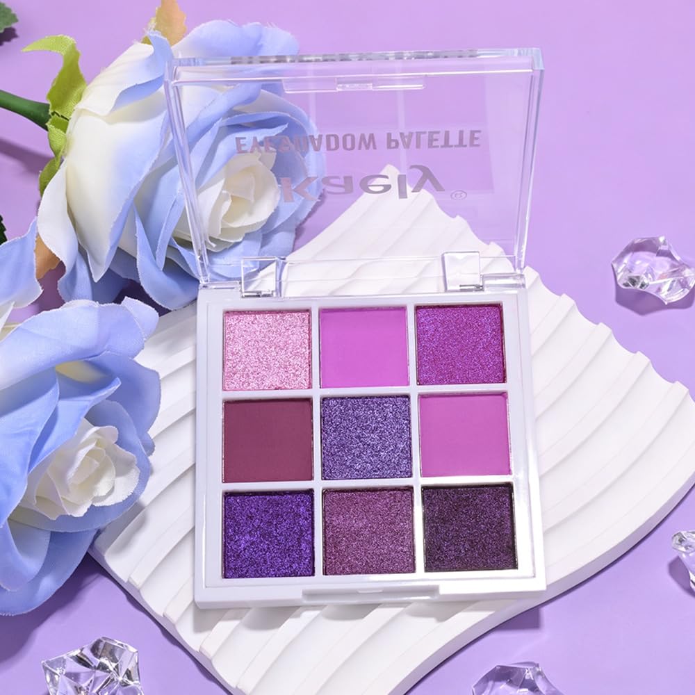 9 Colors Matte Shimmer Metallic Eyeshadow Palette Z524850