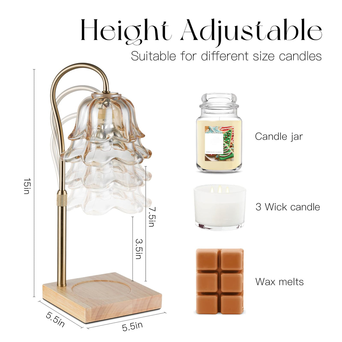 Candle Warmer Lamp with Timer B3764