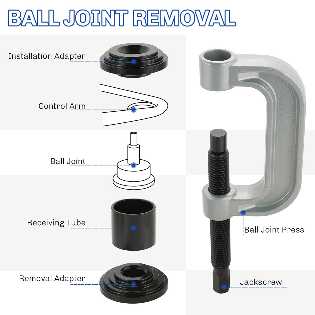 Ball Joint Press and U Joint Removal Tool Kit C7100