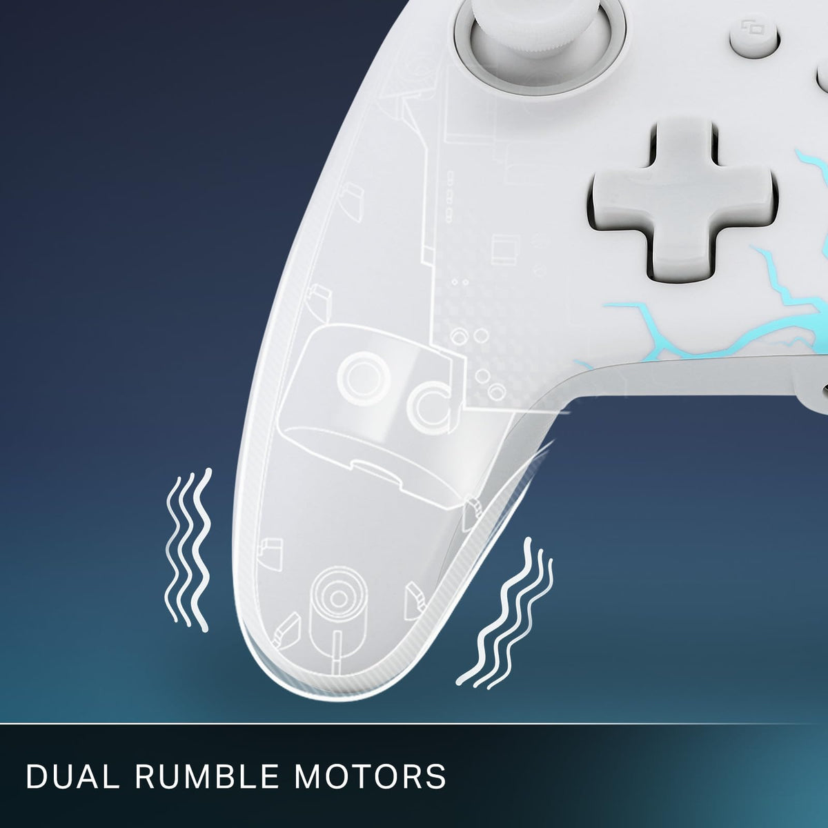 Wired Gaming Controller with Hall Effect Thumbsticks F523874