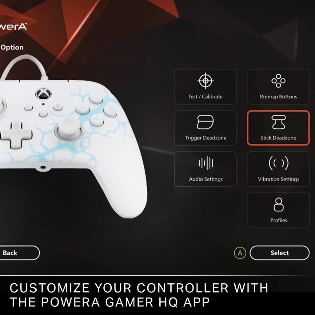 Wired Gaming Controller with Hall Effect Thumbsticks F523874