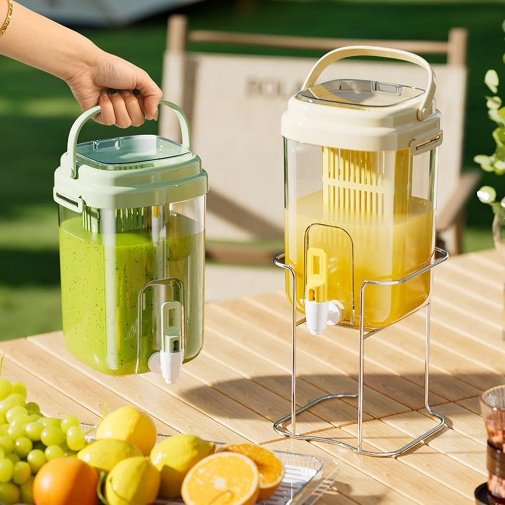 Cold Water Pitcher with Faucet and Tea Infuser D11474