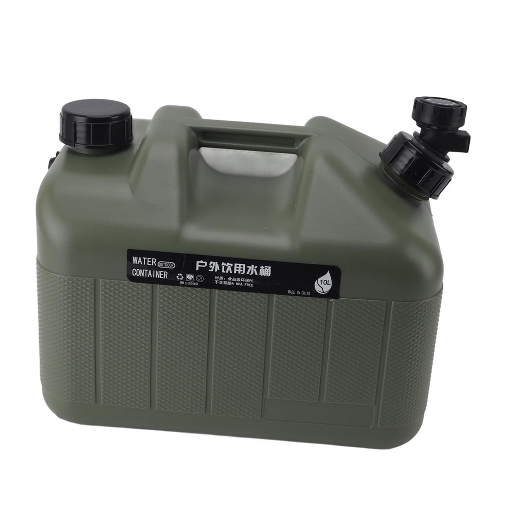 Green 10L Portable Camping Water Container Y603318