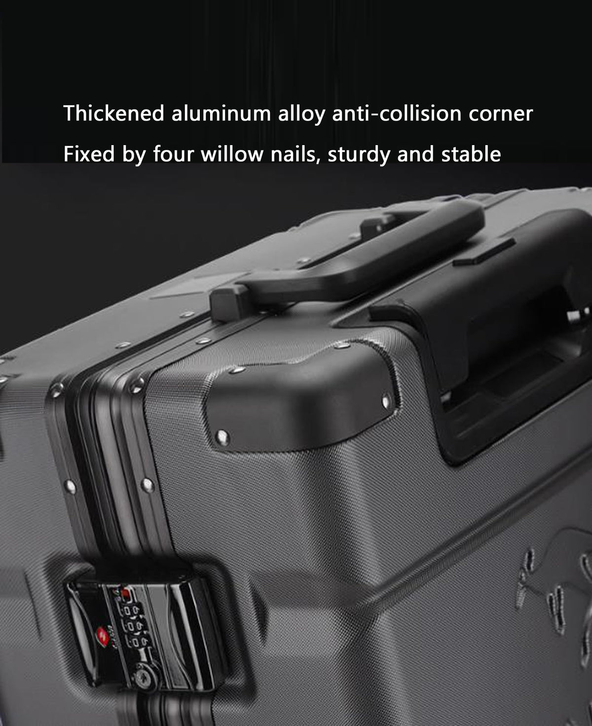 White Hard Shell Carry on Luggage V31944