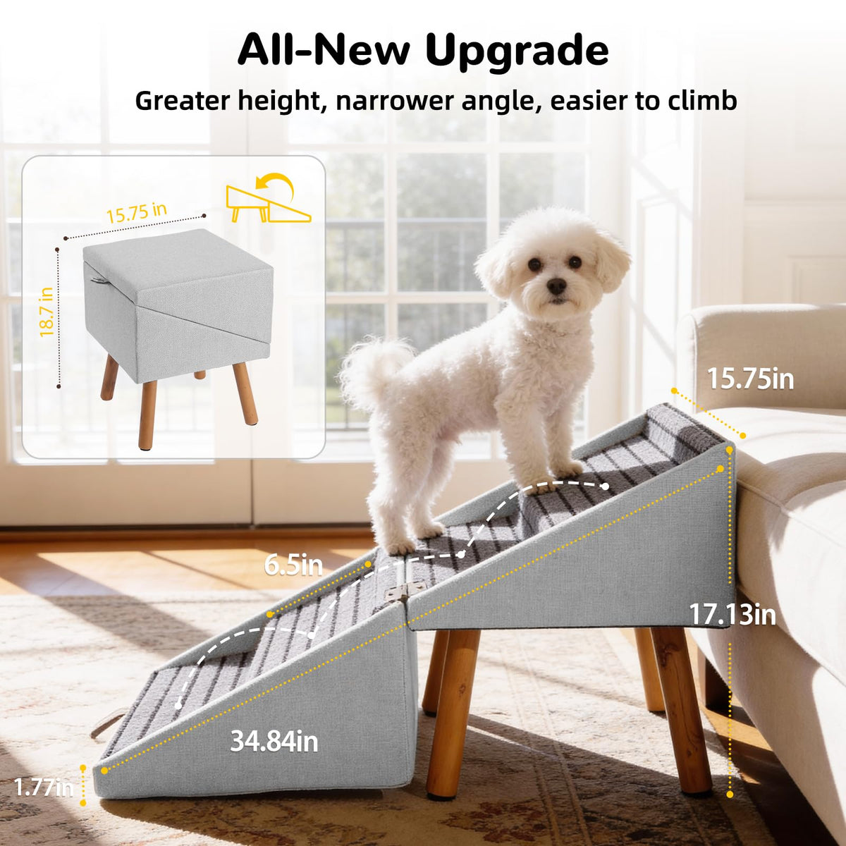 Dog Safety Ramp for Small Dogs Q3553