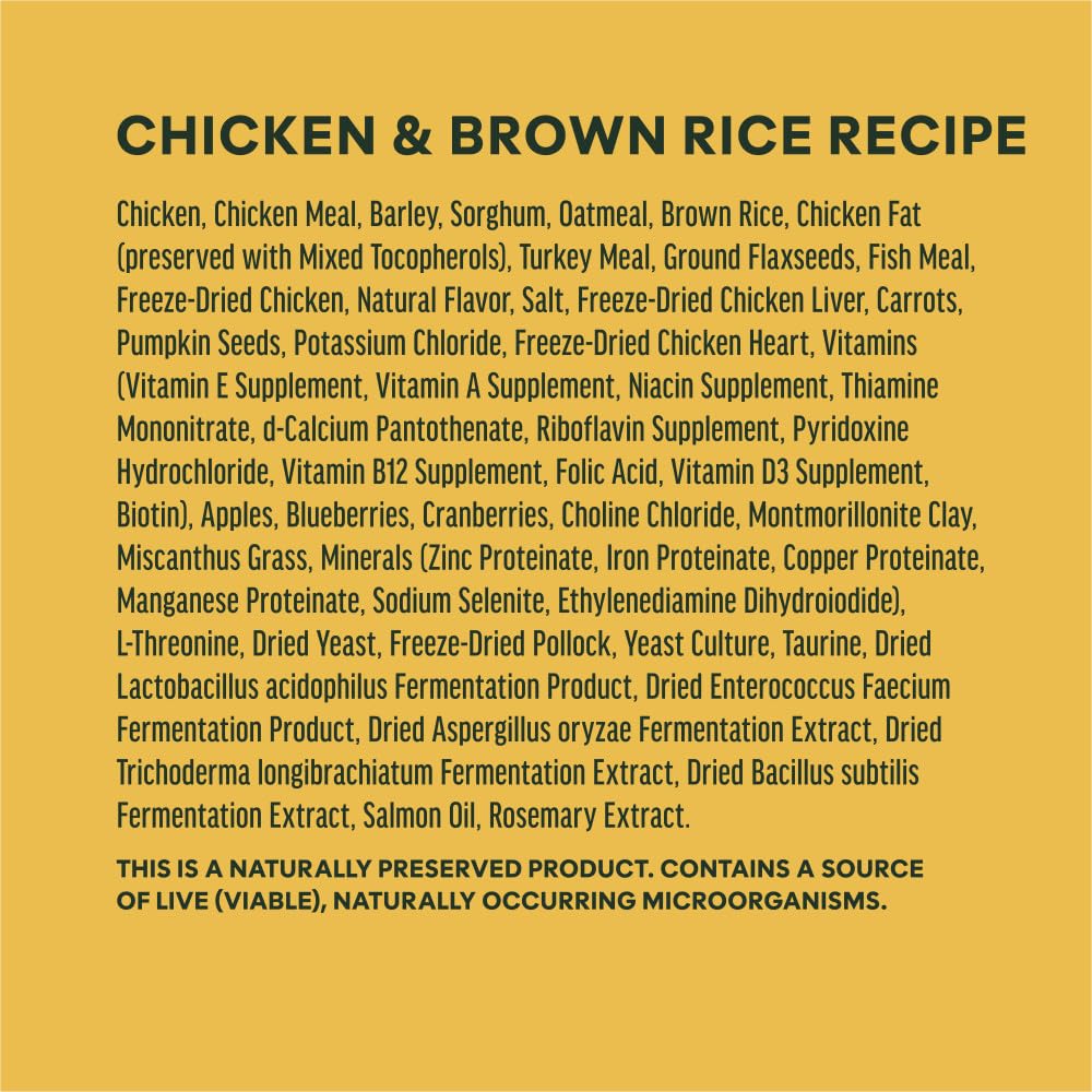 Chicken & Brown Rice Dry Dog Food 20 lb C314254