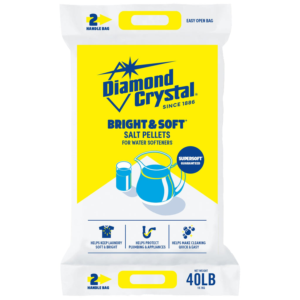 Water Softener Salt Pellets, 40 Pounds C2019
