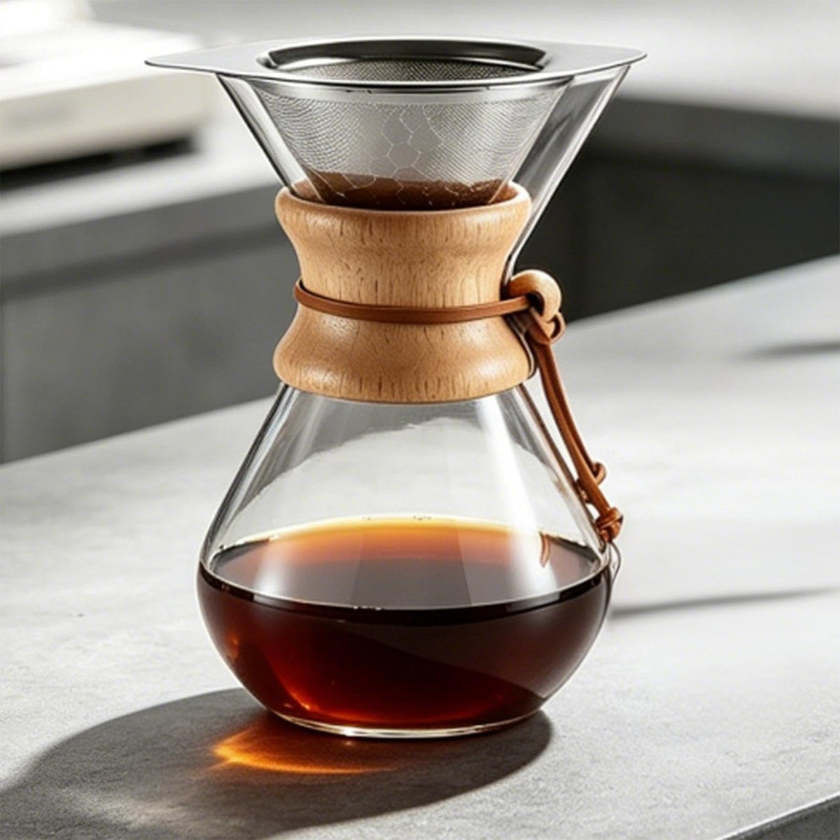 Heat Resistant Reusable Stainless Steel Drip Coffee Filter M121508