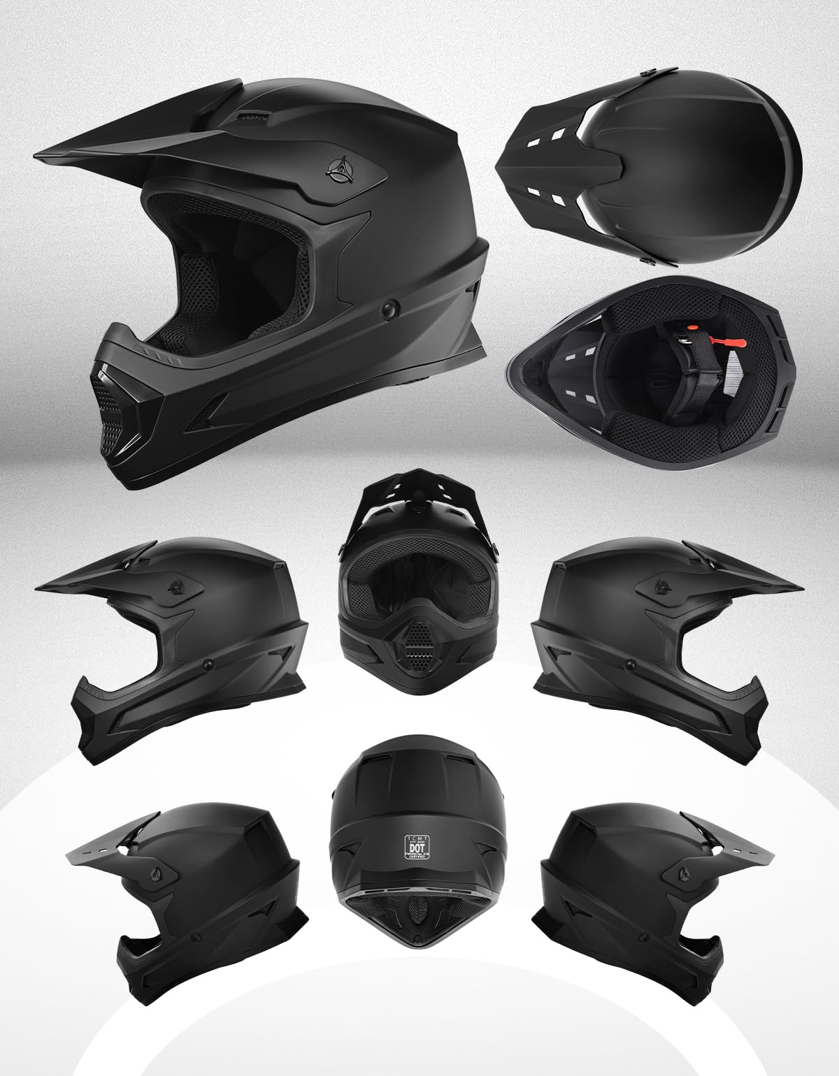 Kids DOT Approved Full Face Motocross Helmet L388