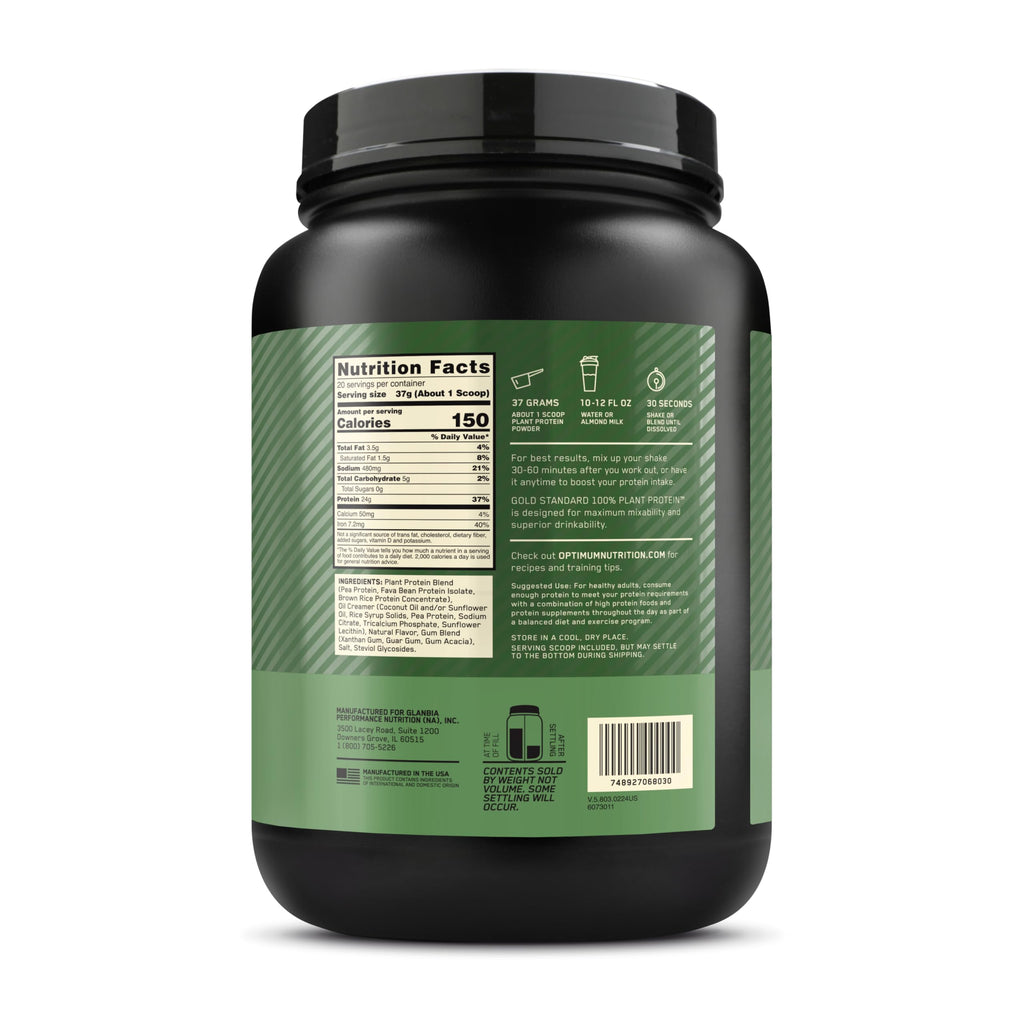 Plant Based Protein Powder Creamy Vanilla 20 Servings M632688