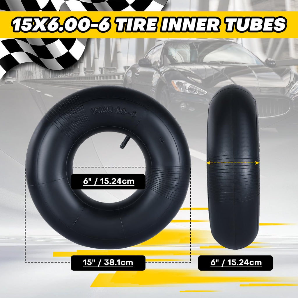 15x6.00-6 Tire Inner Tubes with TR-13 Valve Stem R826