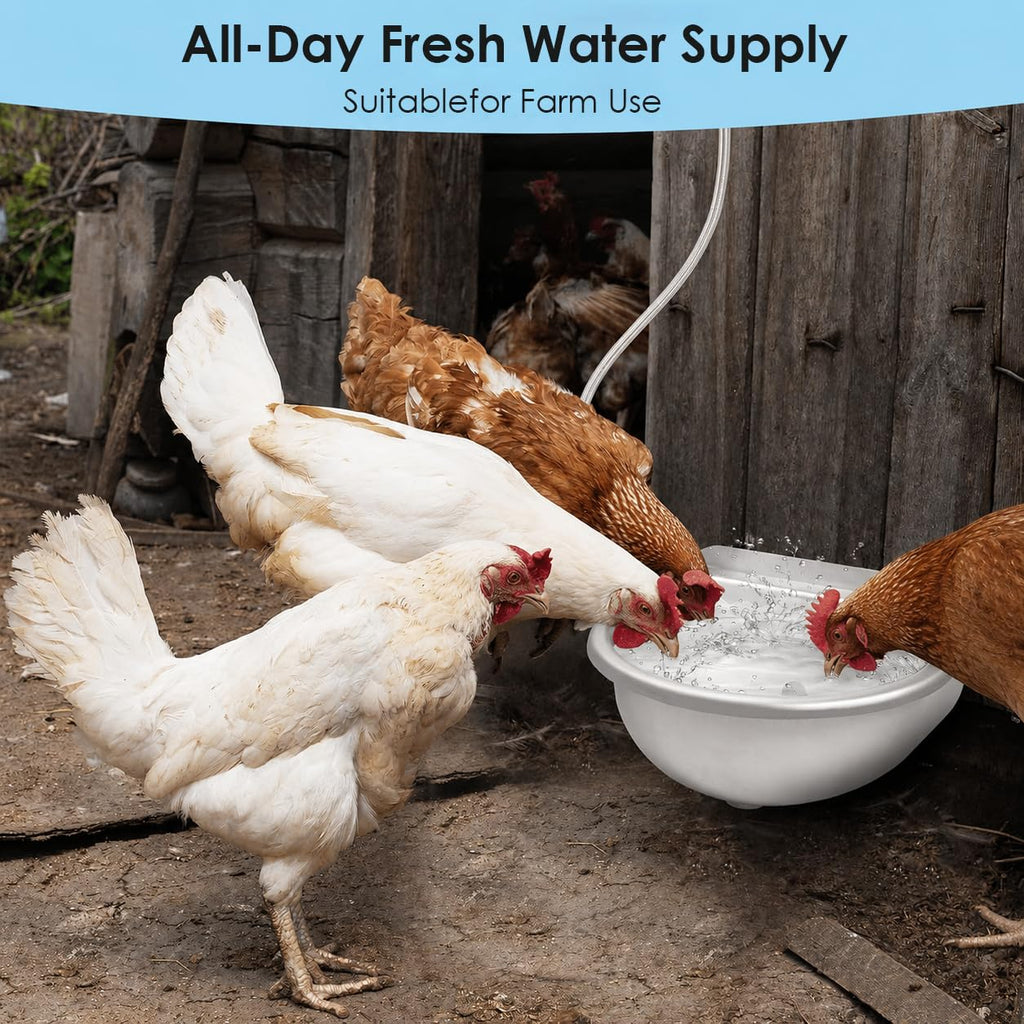 Stainless Steel Poultry Waterer Q126