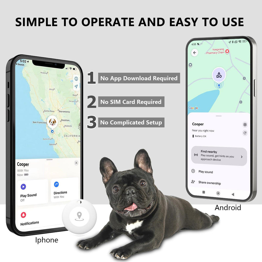 GPS Tracker for Dogs – Smart Dog Collar & Pet Tracker Y142973