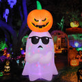 6.2 FT Halloween Inflatables Ghost with Pumpkin E243805