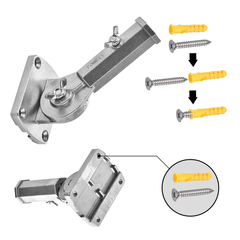 Stainless Steel Multi-Position Flag Pole Holder T9417
