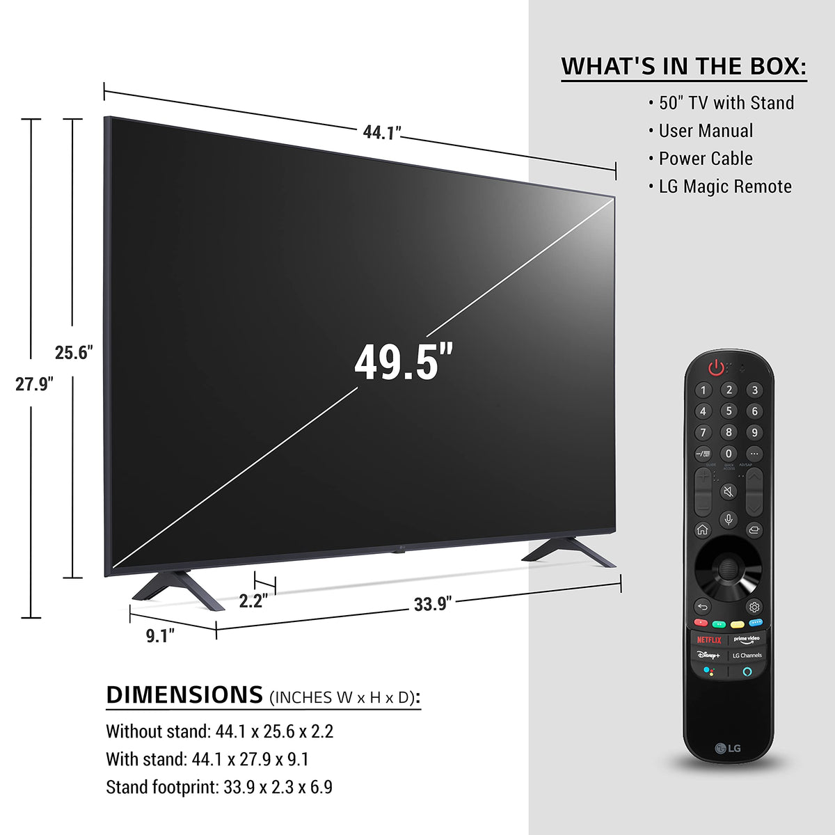 50-in 4K UHD Smart LED TV B144