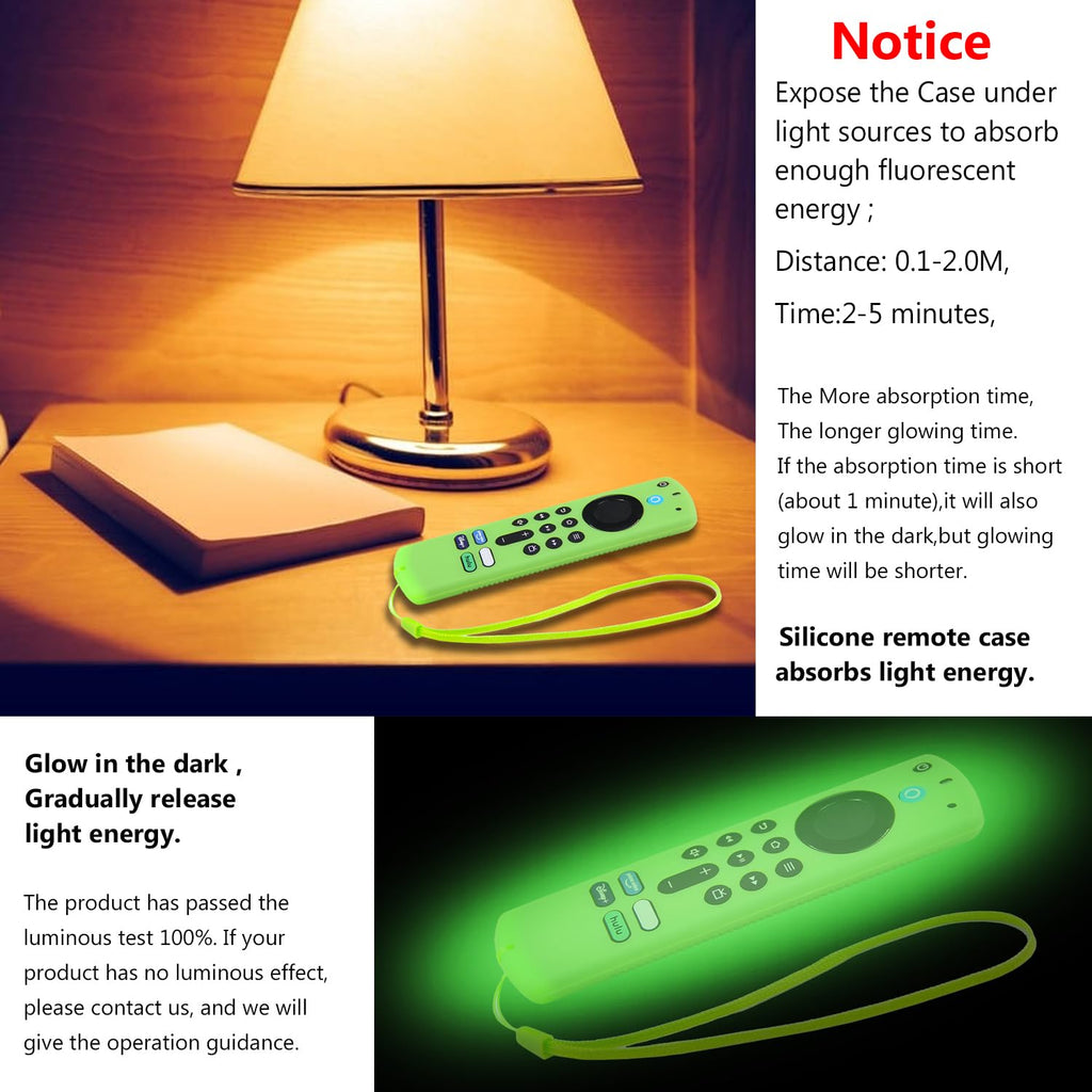 Silicone Remote Covers 3pcs Glow Green Blue Red C1937