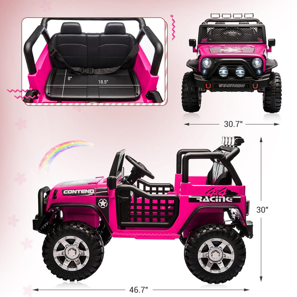 2 Seater Electric Car for Kids with Parent Remote F64459