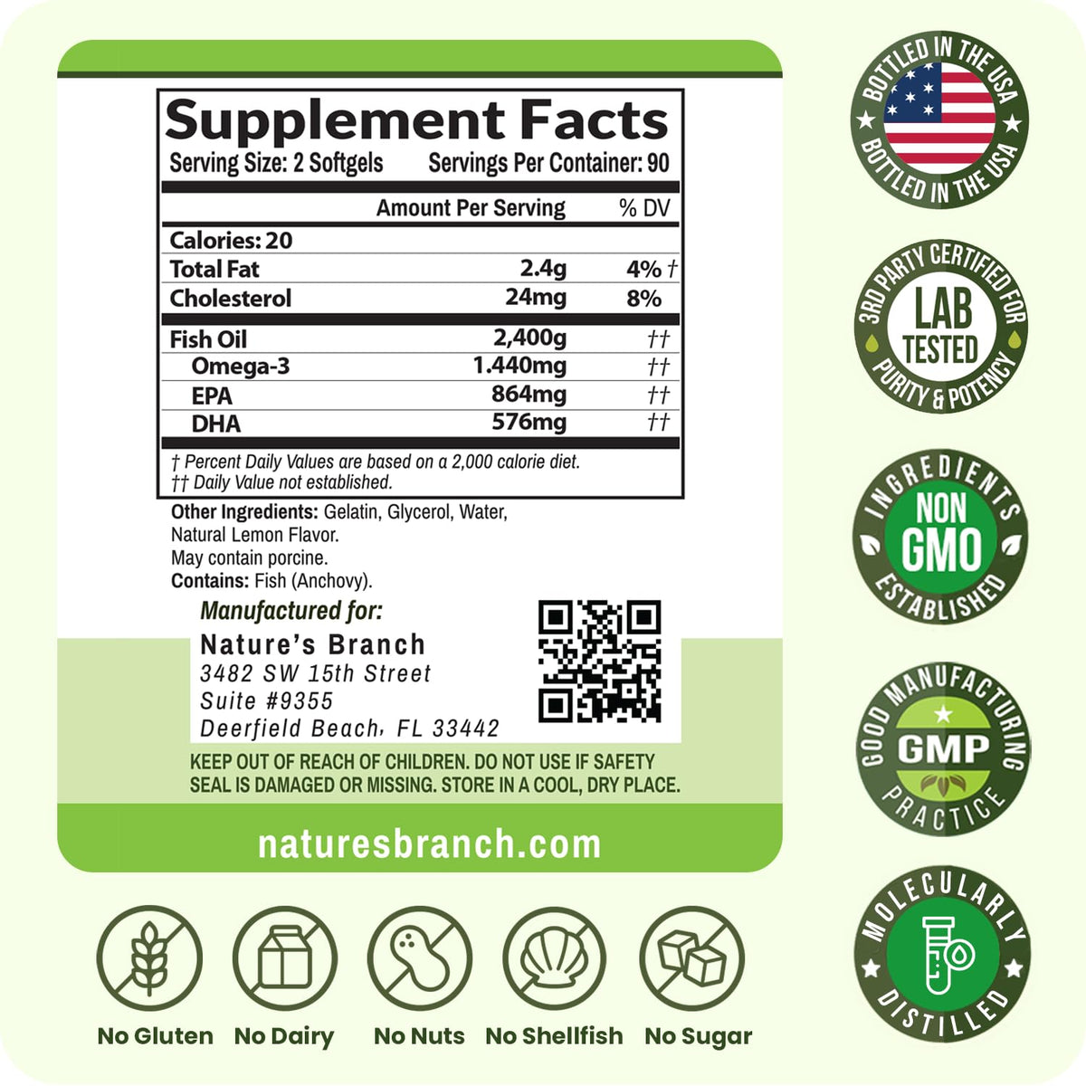 Omega 3 Fish Oil X9601