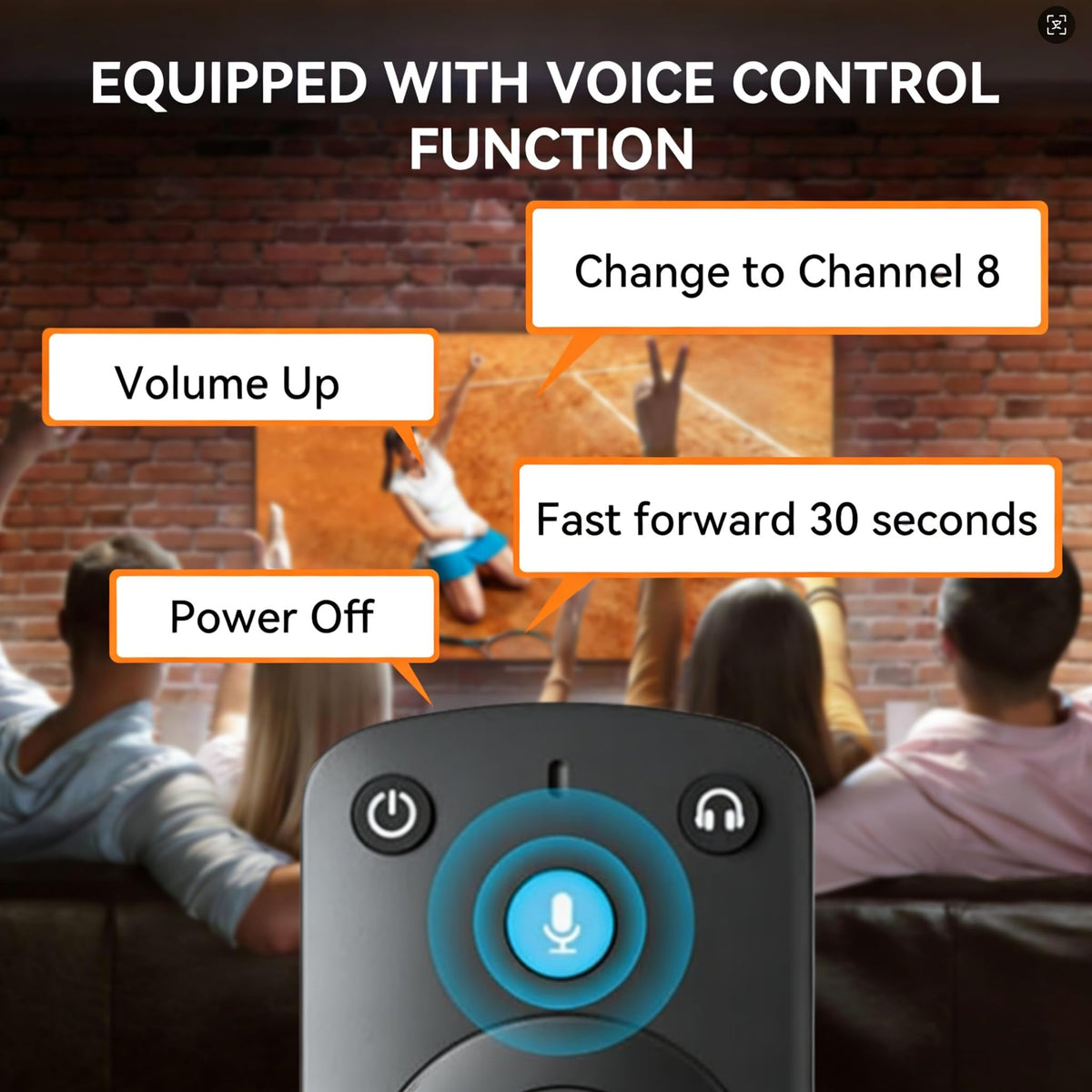 TV Remotes with Voice Control C8155
