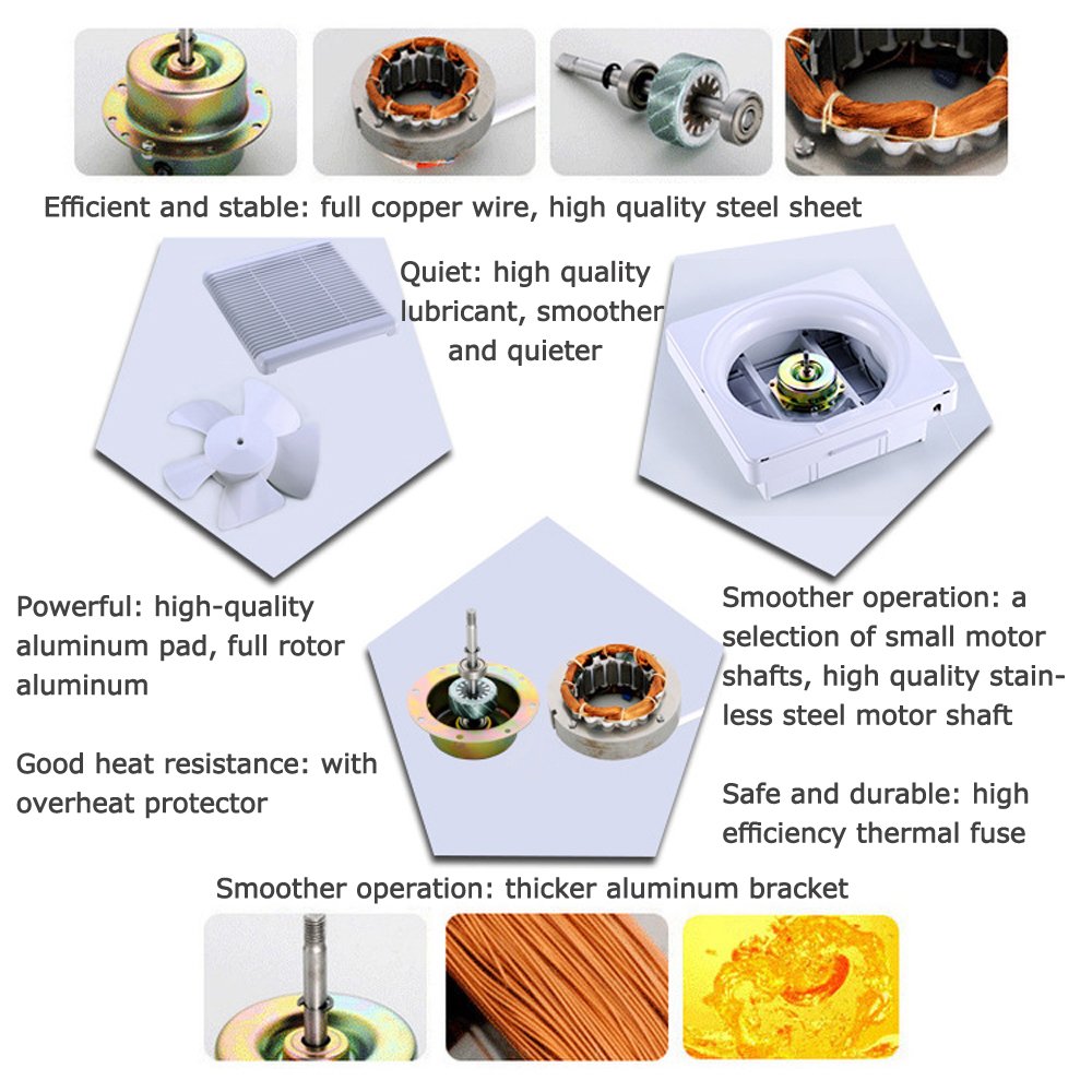 6" Reversible Window Exhaust Fan H8526