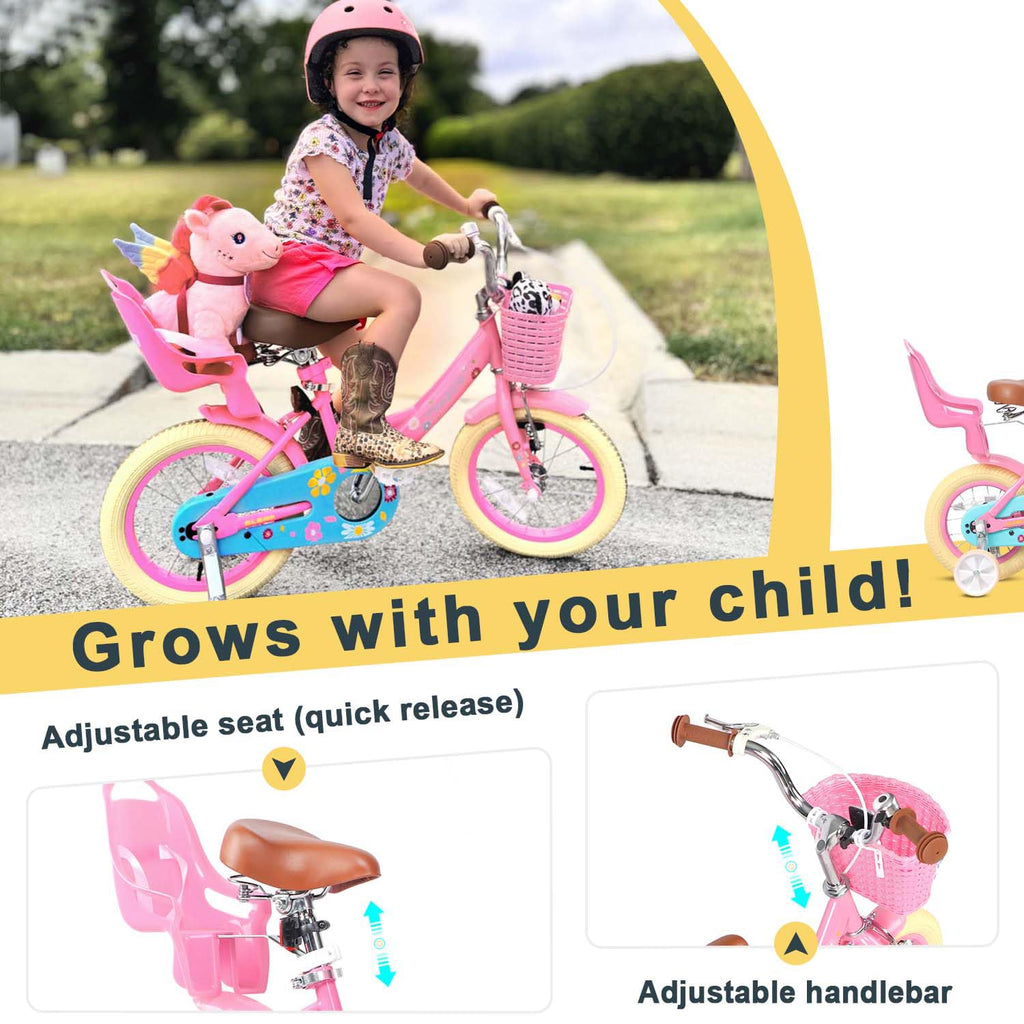 12-20 Inch Kids Bike with Training Wheels W2277
