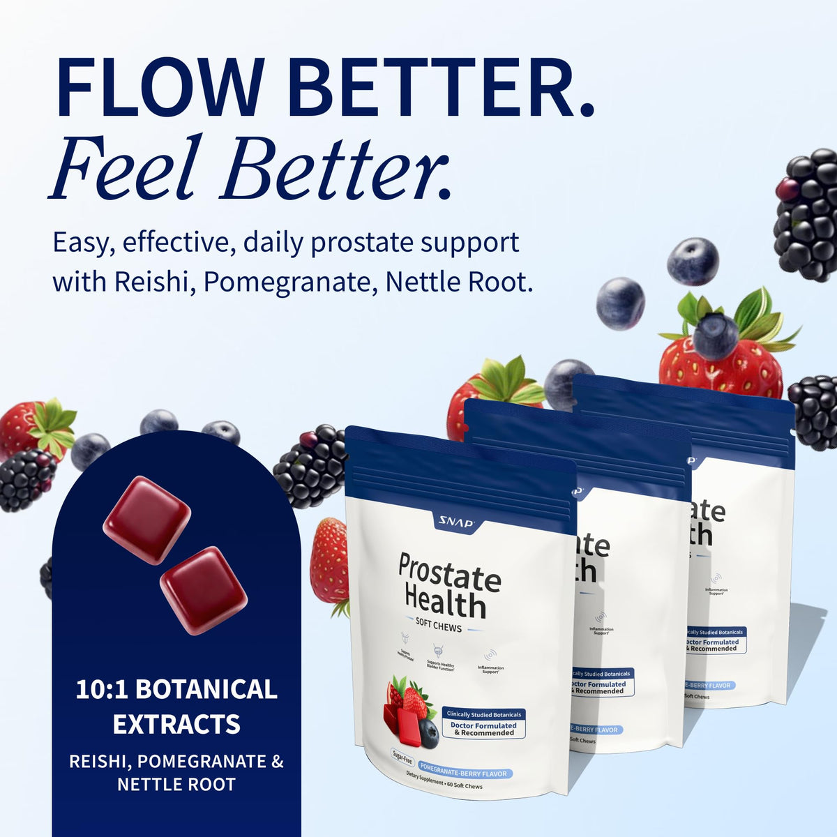 Beet Root Gummies + Prostate Health Soft Chew Q360828