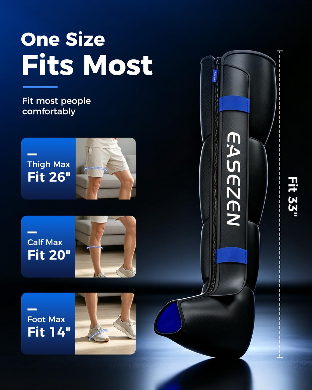 Cordless Leg Compression Massager T639649