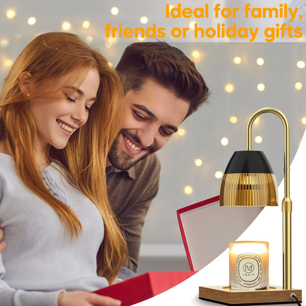 Candle Warmer Lamp with Timer Auto Off, Dimmable Height Adjustable Wax Melting Lamp F844596