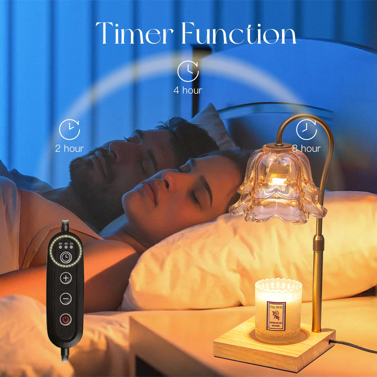 Candle Warmer Lamp with Timer B3764