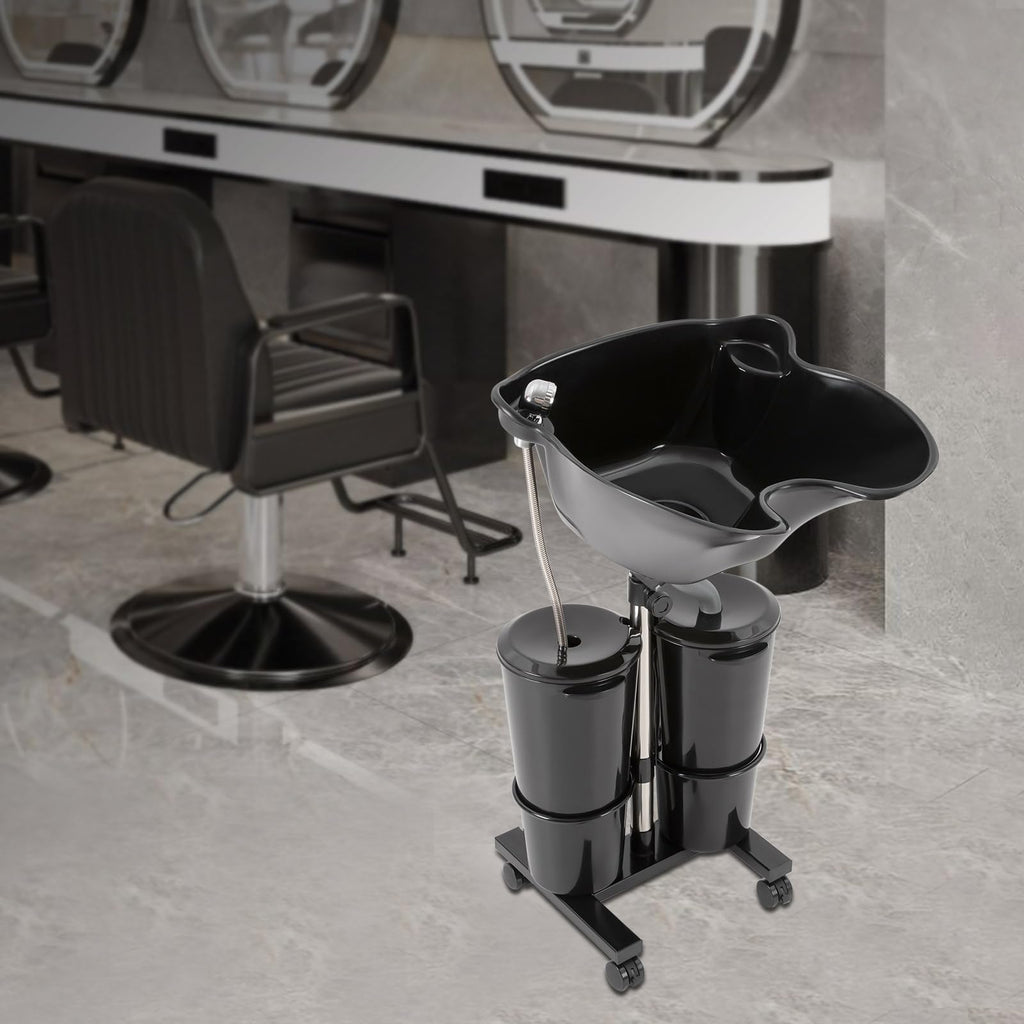 Portable Shampoo Bowl with Electric Pump and Foot Pedal K945793